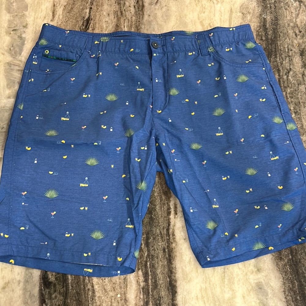 NWT William Murray Hazard Tequila Shot Straight Fit Shorts 40” waist